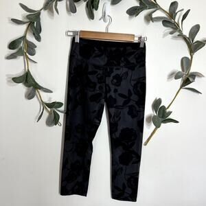 Lululemon Wunder Under Cropped Inky Floral Leggings LAST CALL